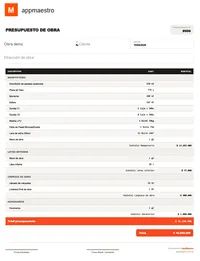 Presupuesto AppMaestro