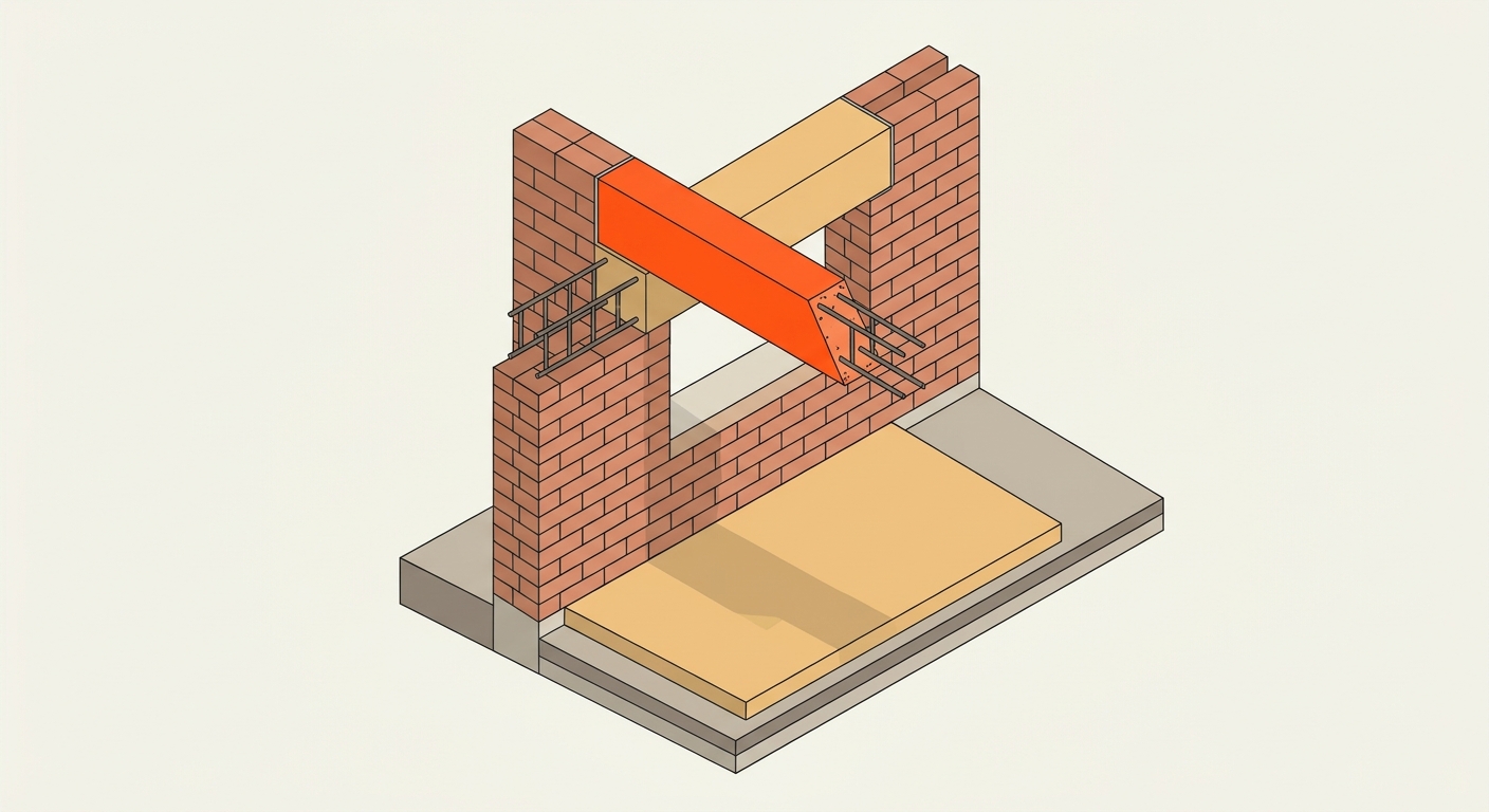 Despiece: Dinteles de puertas y ventanas