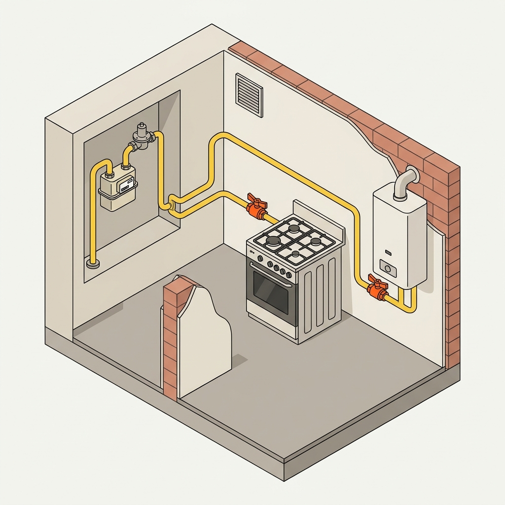 Despiece: Instalación de gas (NAG-200)